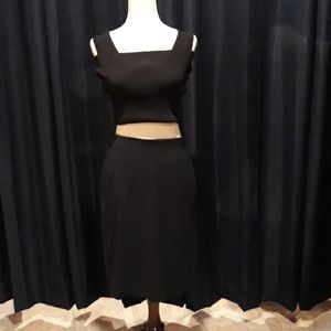 NWT Calvin Klein Collection Blue Merino Skirt 6/42